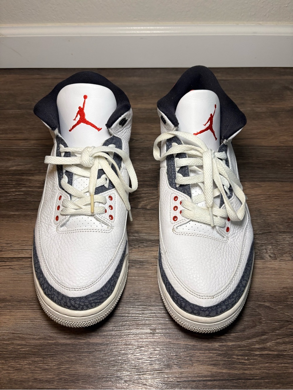 Size 11.5 - Jordan 3 Retro Denim SE Fire Red 2020